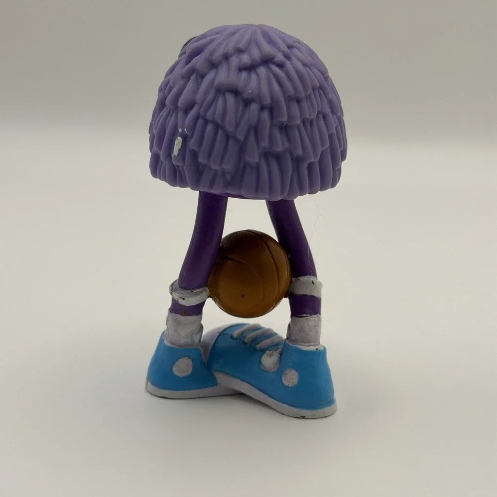 McDonald's Purple And Blue Fry Guys Kids with Basketball 1989 Lot Of 2
